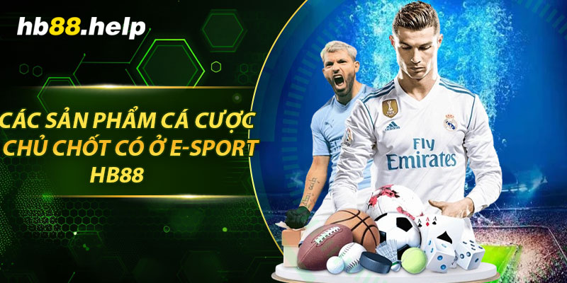 Các sản phẩm cá cược chủ chốt có ở E-sport hb88